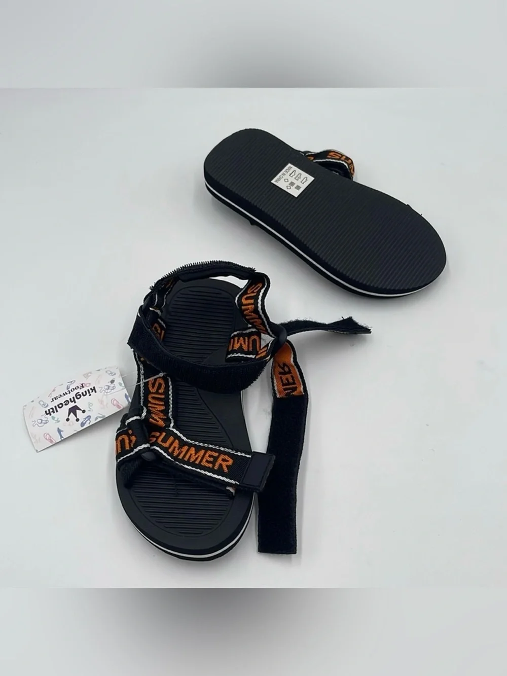 NWT kinghealth Comfortable kids Sandals  Adjustable Water Shoes for Summer